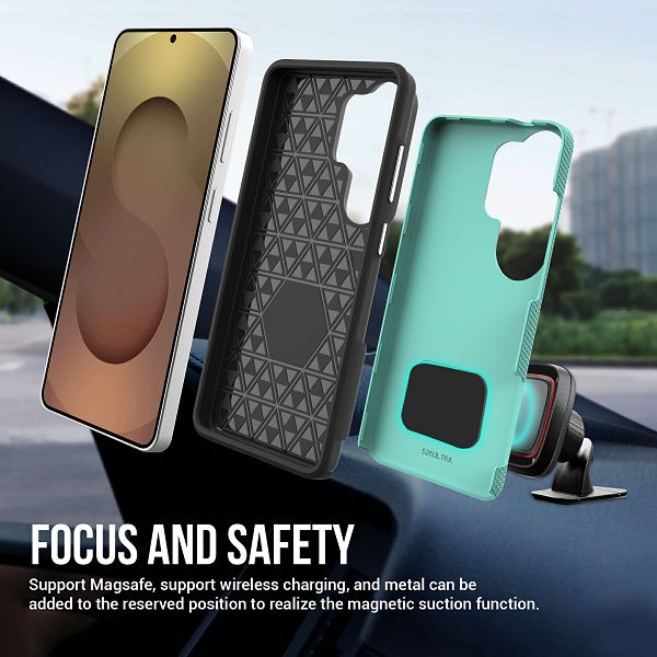 Maska MAX MOBILE Drop-Proof Hard Double za Samsung Galaxy S26 Ultra (crna)-2