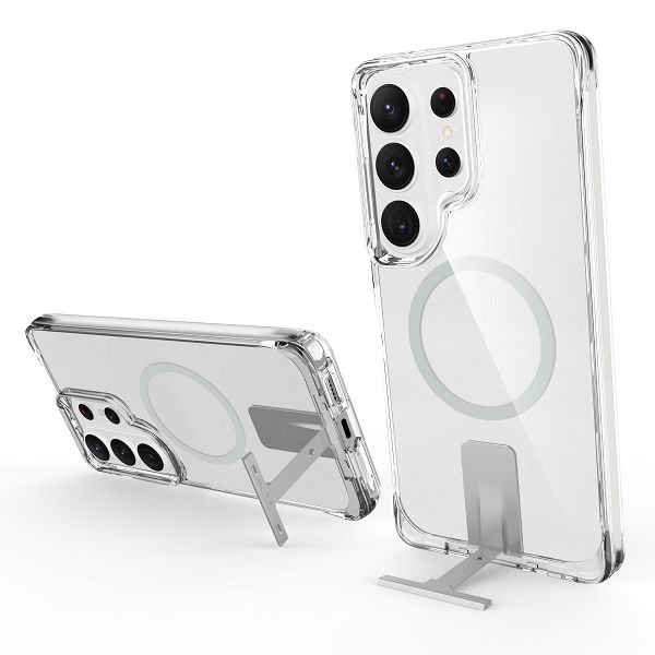 Maska MAX MOBILE Drop-Proof Pure za Samsung Galaxy S26 Ultra (tpu, magsafe, kickstand, prozirna)-0