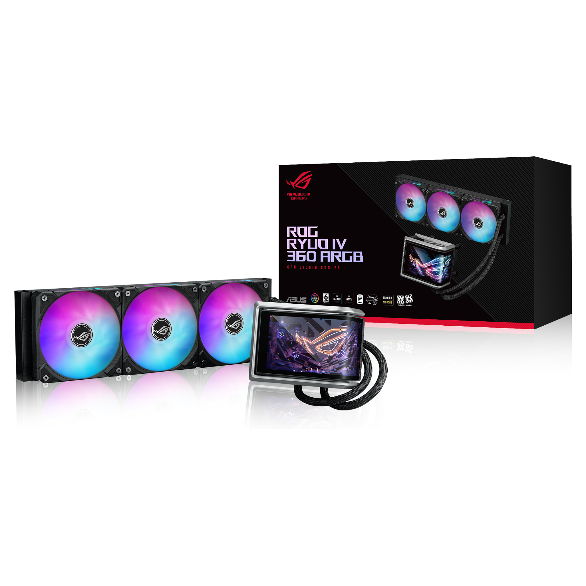 Vodeno hlađenje ASUS ROG RYUO IV 360 ARGB (360mm, argb)-12