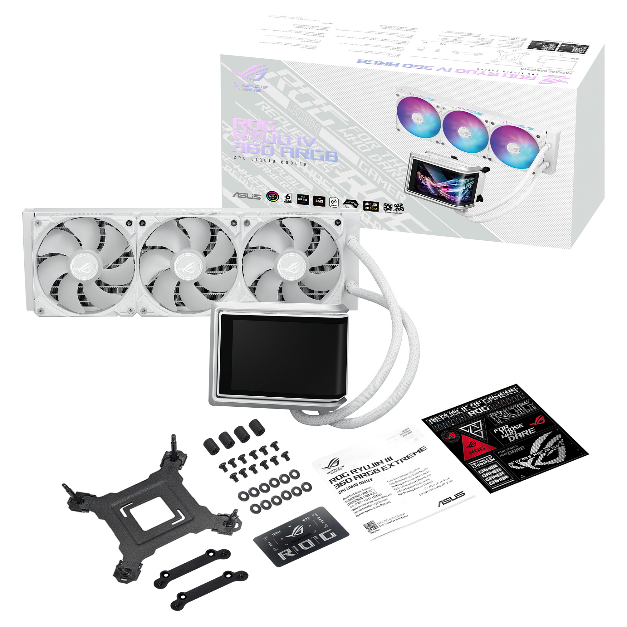 Vodeno hlađenje ASUS ROG RYUO IV 360 ARGB (bijelo)-4