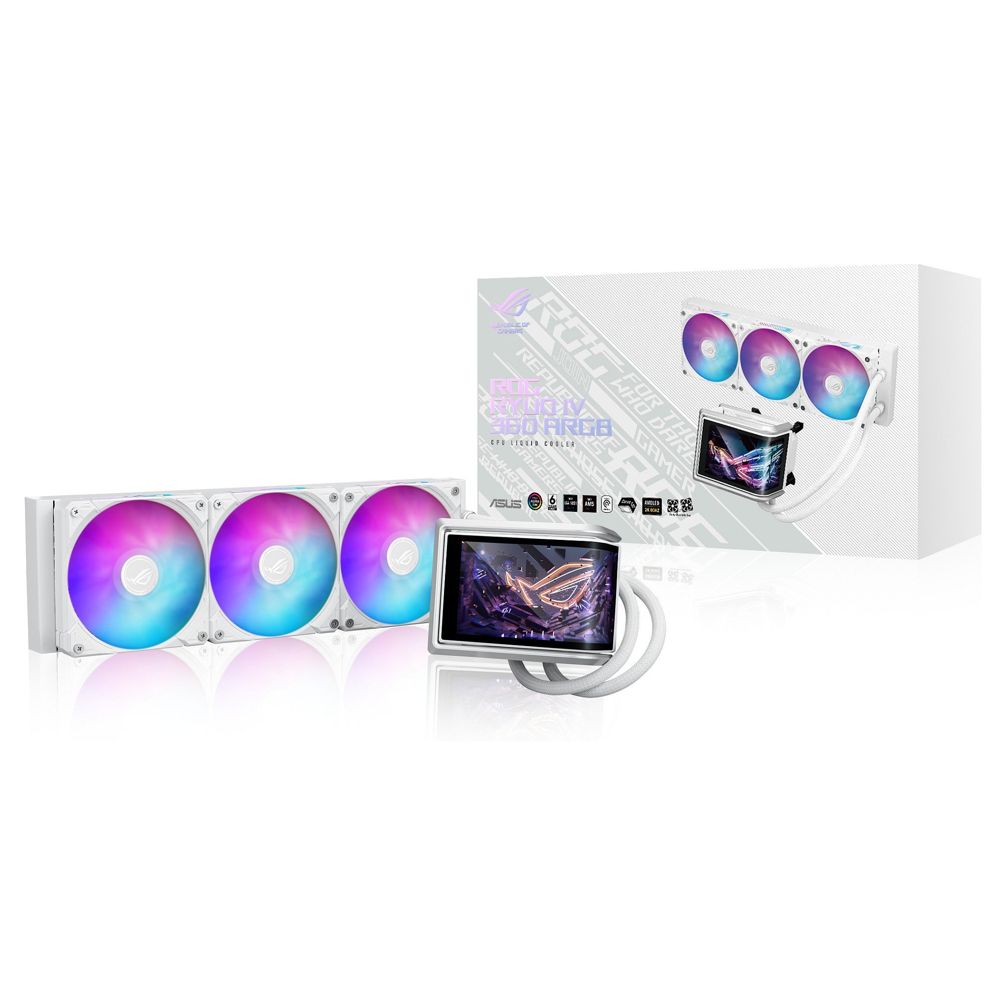 Vodeno hlađenje ASUS ROG RYUO IV 360 ARGB (bijelo)-5