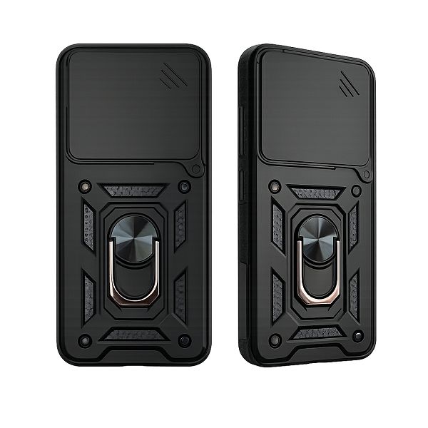 Maska za mobitel MM Anti-Shock Ring za XIAOMI Redmi Note 15 Pro 5G (crna)-0