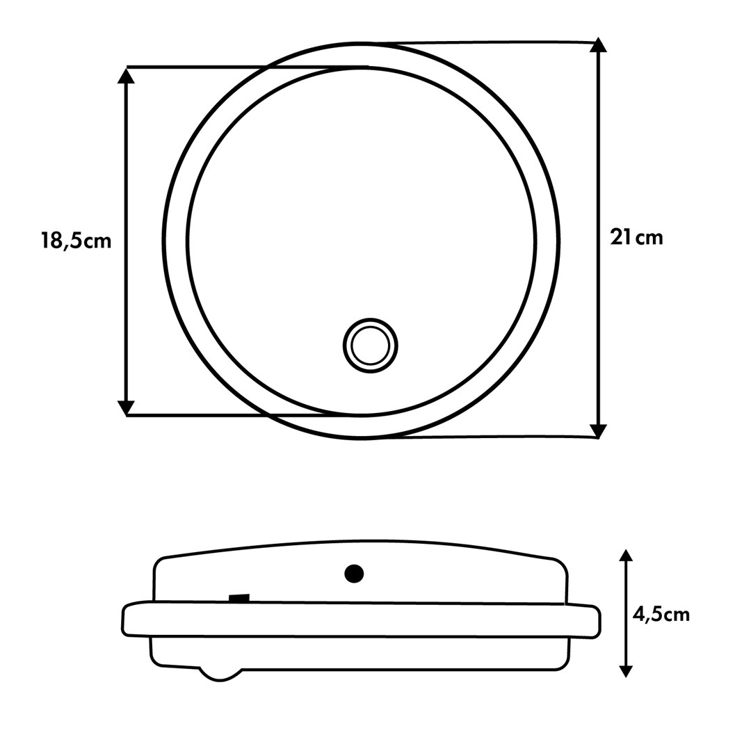 LED lampa sa senzorom pokreta MACLEAN MCE525 B (1W, 80lm, 4000K, baterijska, crna)-7