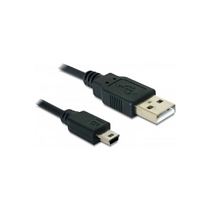 Kabel DELOCK USB 2.0 na mini B 5-pin (0.7m)