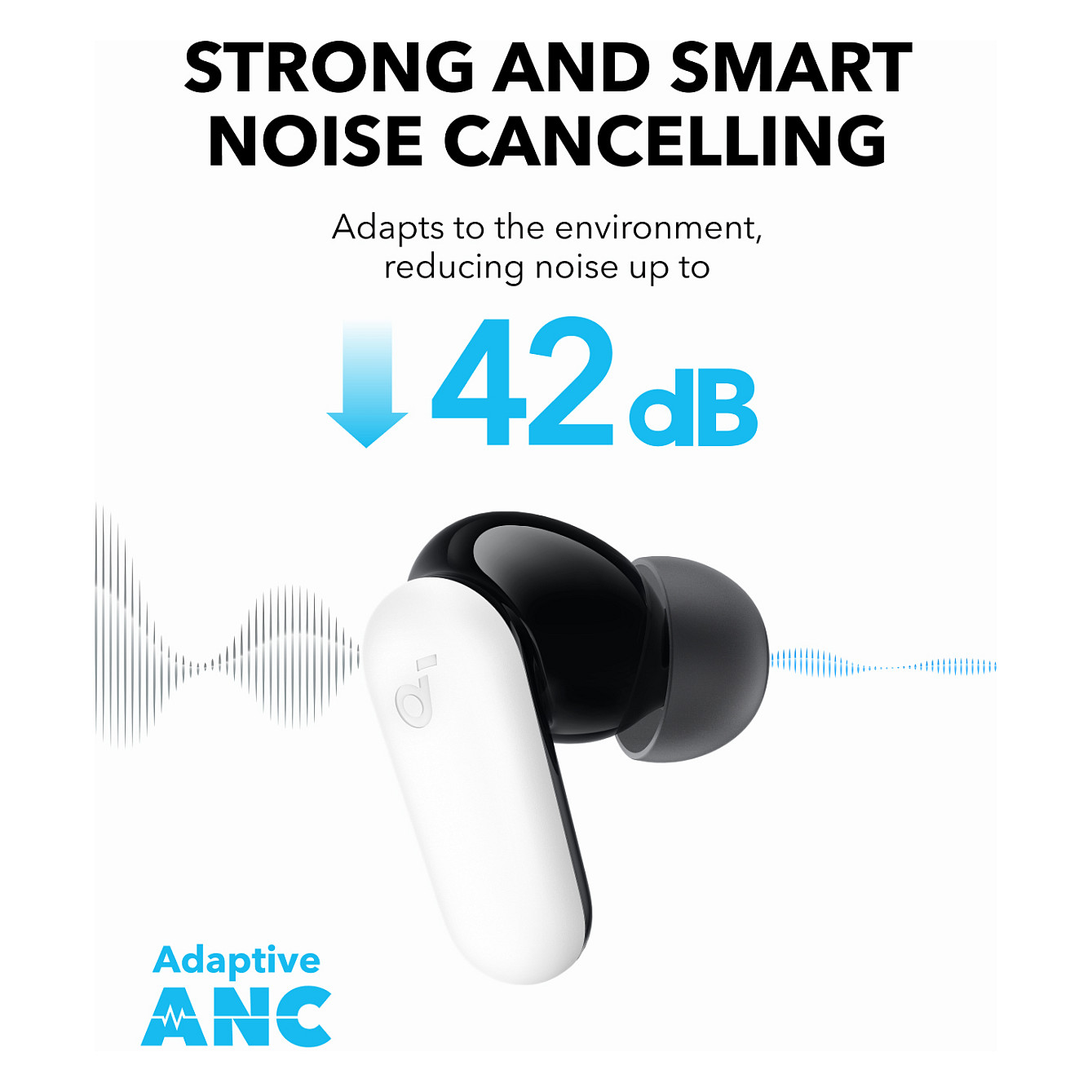 Slušalice ANKER Soundcore R60i NC bijele (In-ear, TWS, ANC, LDAC, 50h baterija, IP55)-4