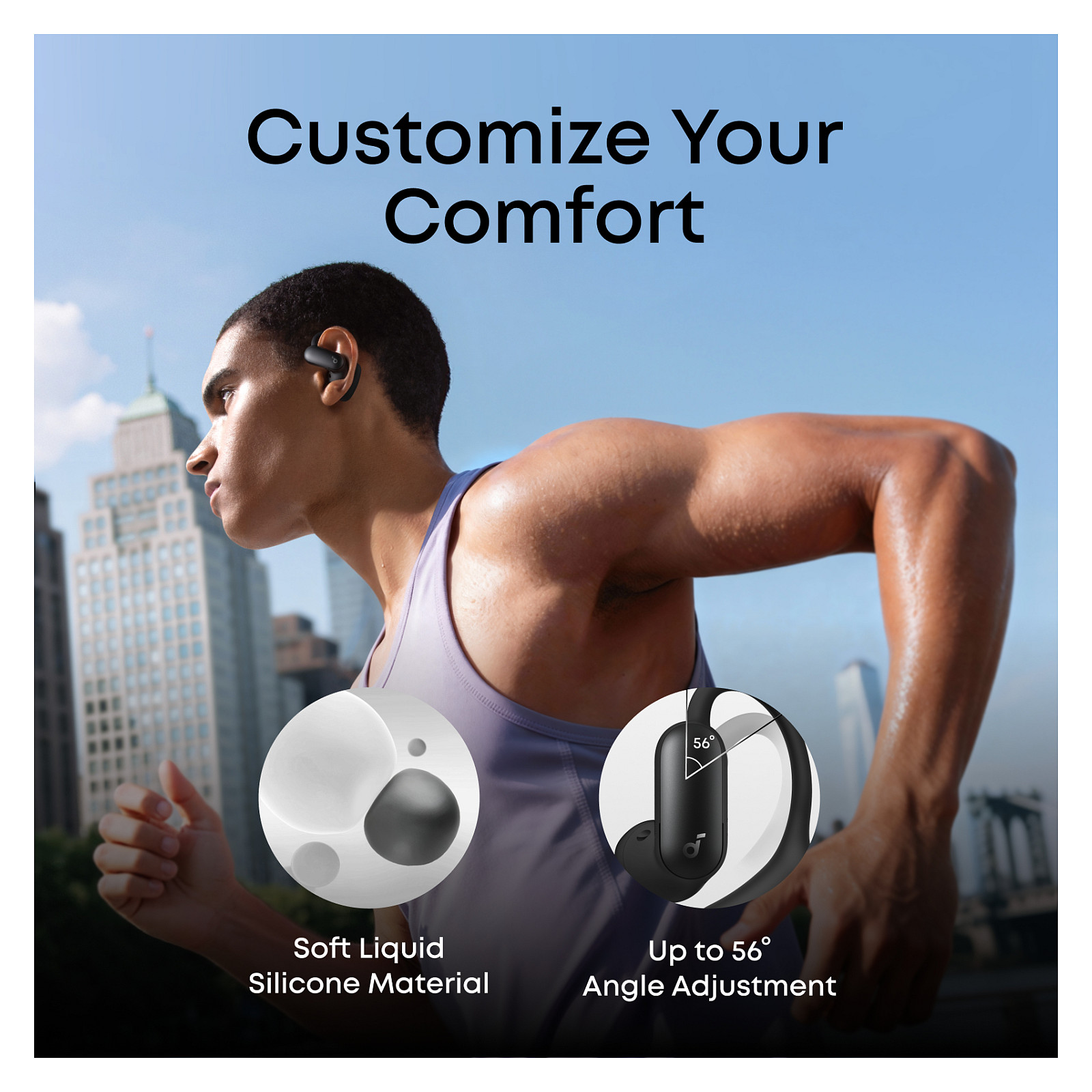 Slušalice ANKER Soundcore AeroFit 2 Pro (crne)-2