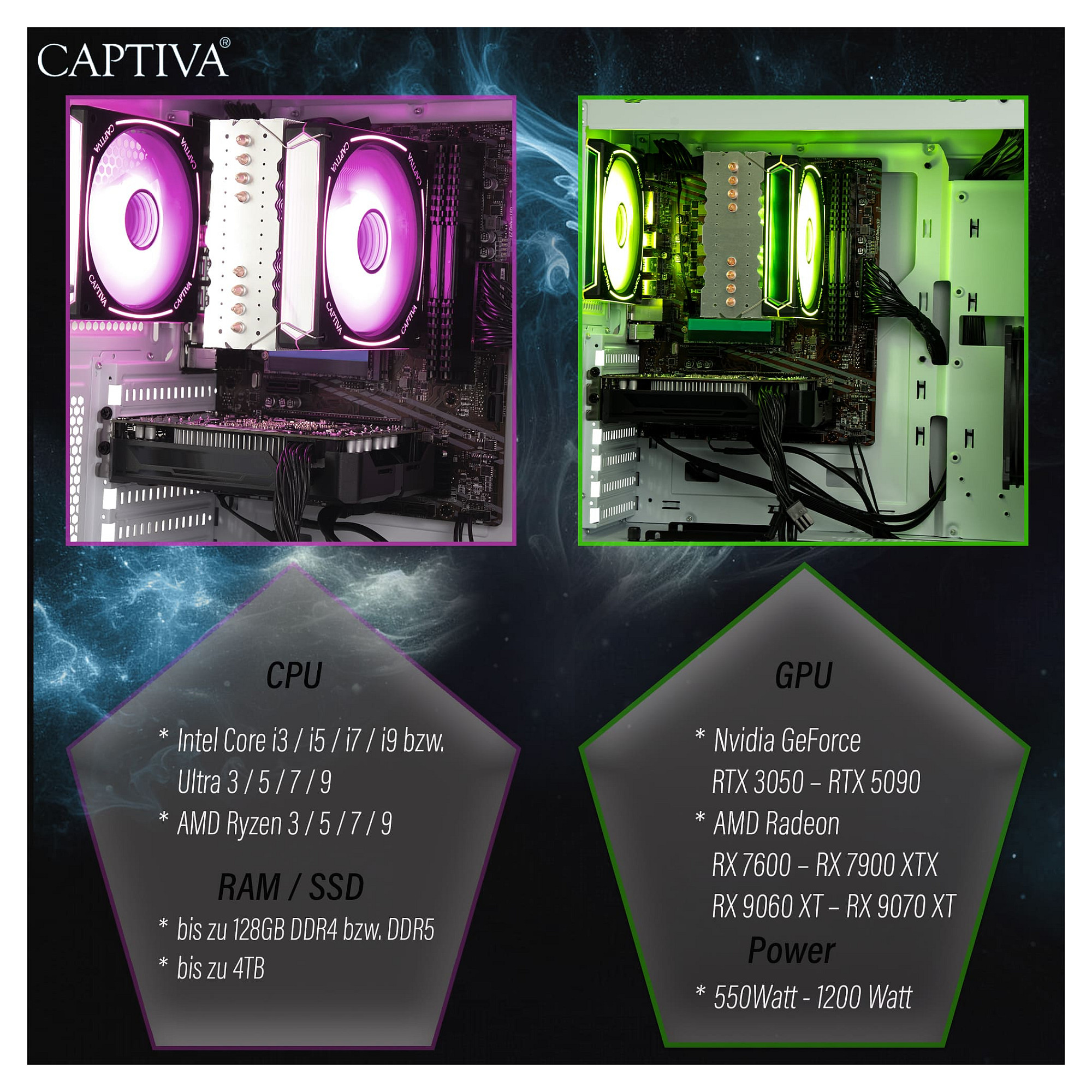 Stolno računalo CAPTIVA Advanced Gaming R94-169 (Ryzen 7 5700X, 32GB RAM, 1TB SSD, RTX 4060 Ti, Windows 11 Home) White-7