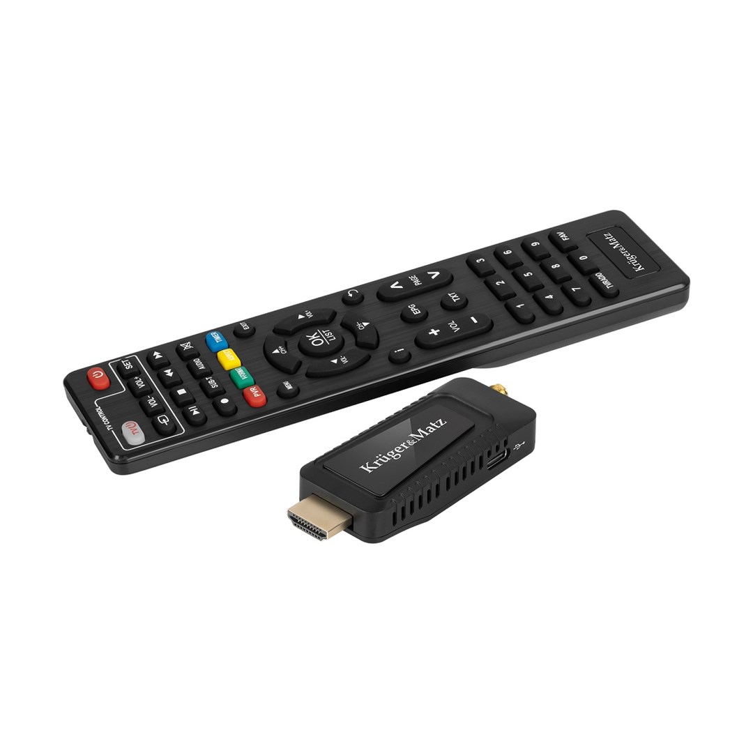 DVB-T2 prijemnik KRUGER & MATZ KM9998 (H.265 HEVC, Mini Stick)-1