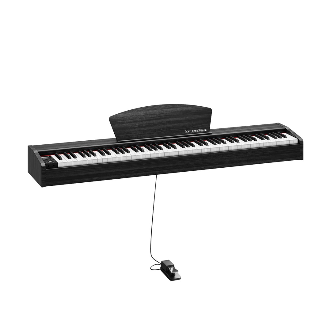 Digitalni pianino KRUGER & MATZ KMDP-45-BK (88 tipki, mat crni)-0