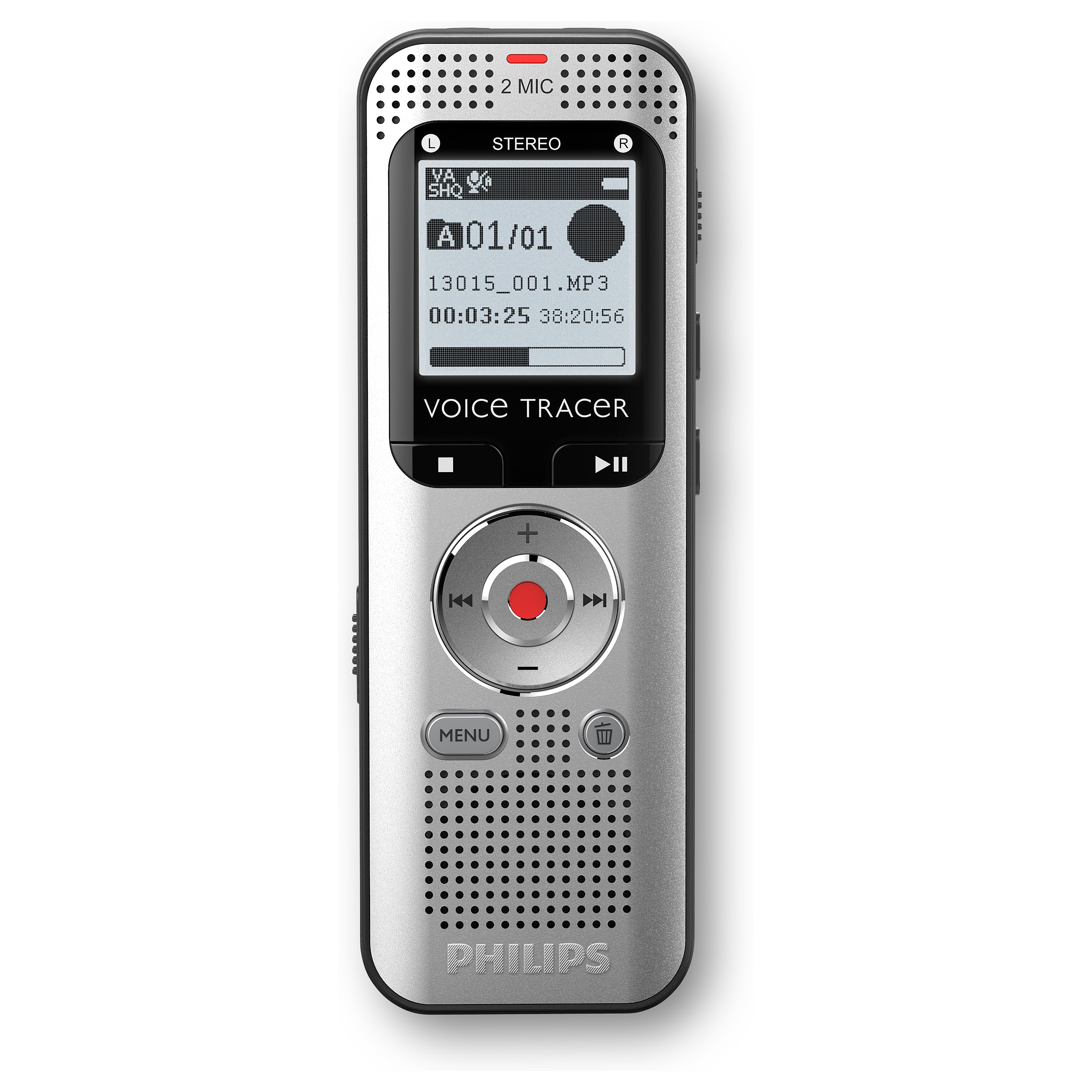 Diktafon PHILIPS DVT2015 (8gb, stereo mp3 snimanje)-0