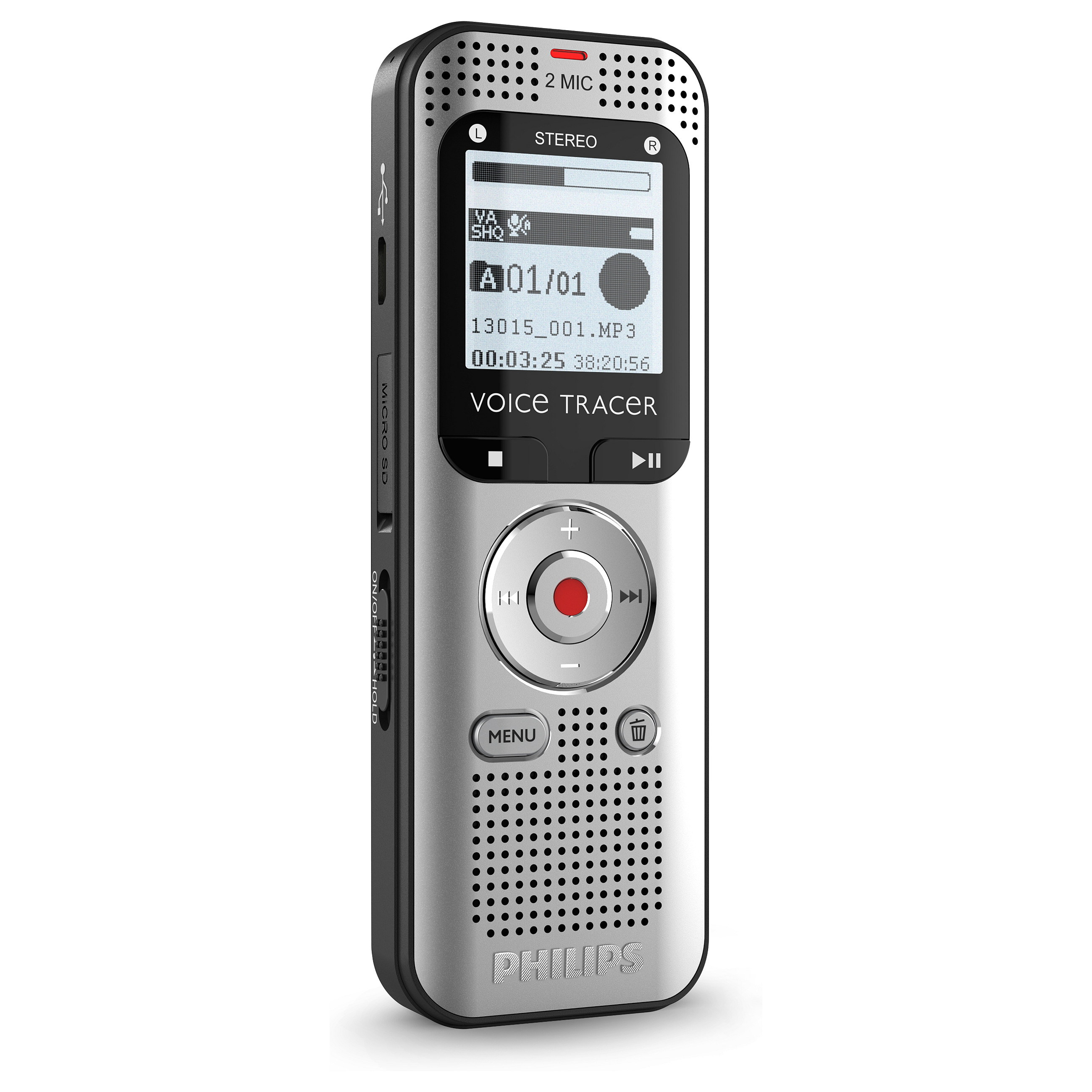 Diktafon PHILIPS DVT2015 (8gb, stereo mp3 snimanje)-5