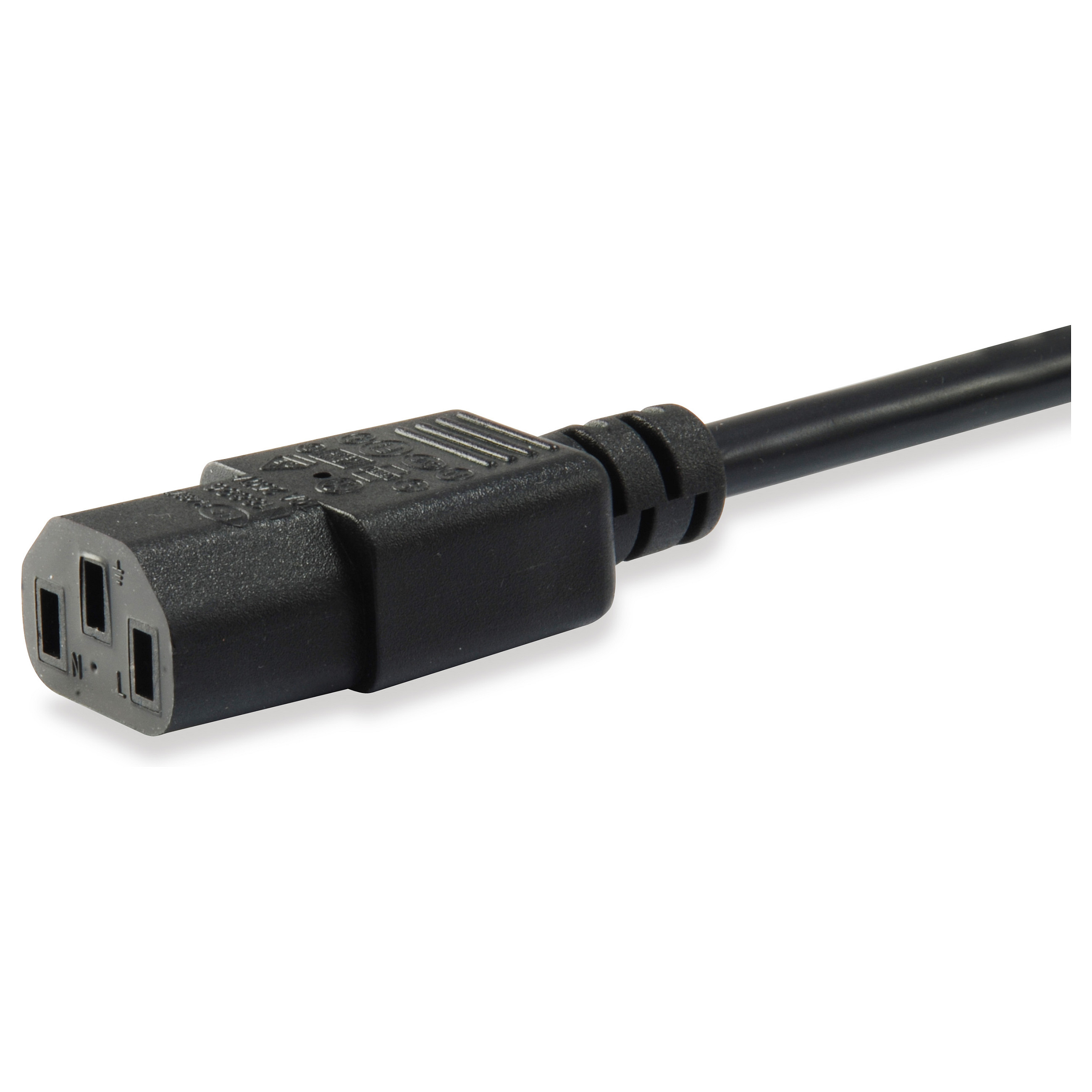 Strujni kabel EQUIP IEC Schuko -> C13 (3m, crni)-2