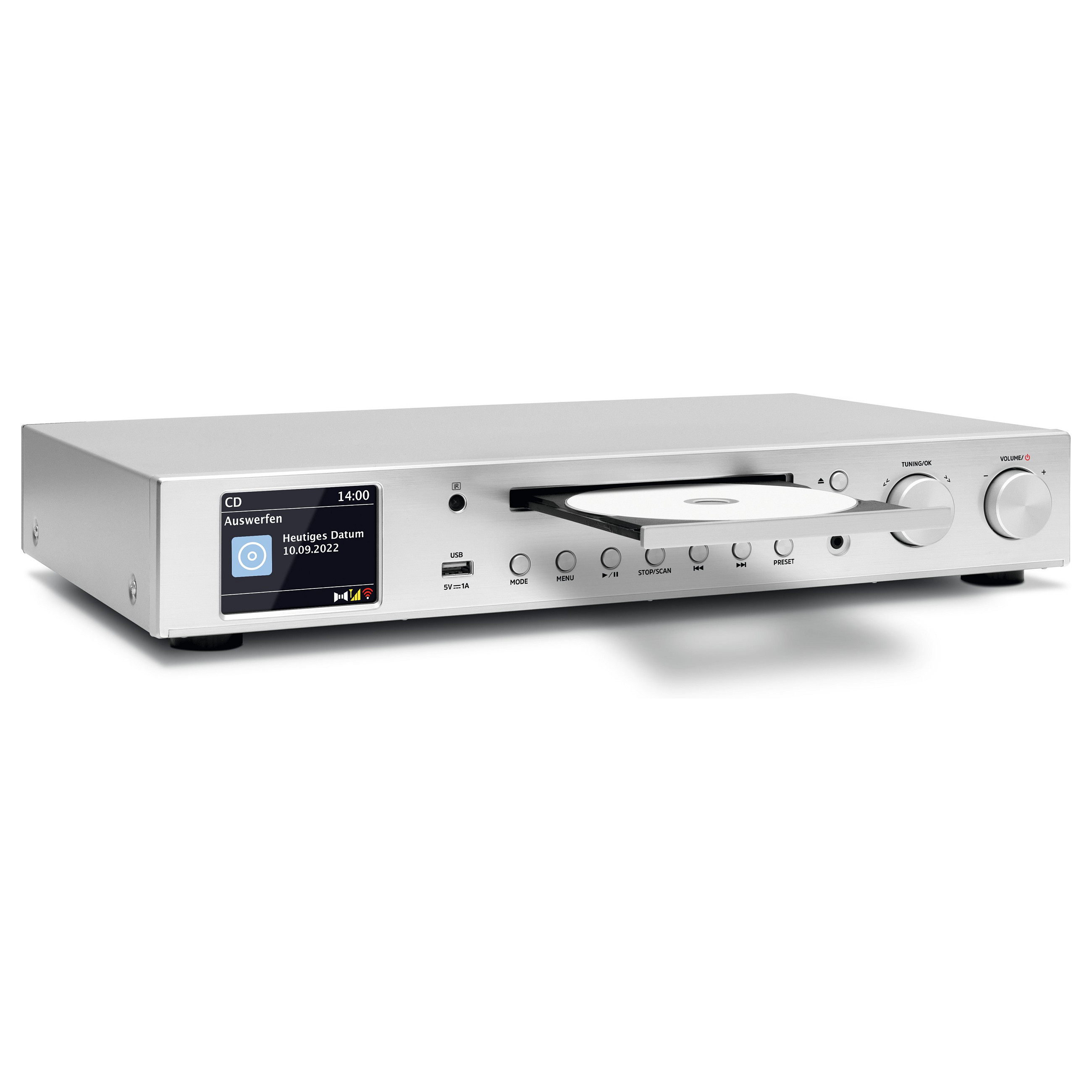 Internet radio TECHNISAT Digitradio 143 CD (V3) (srebrni)-0