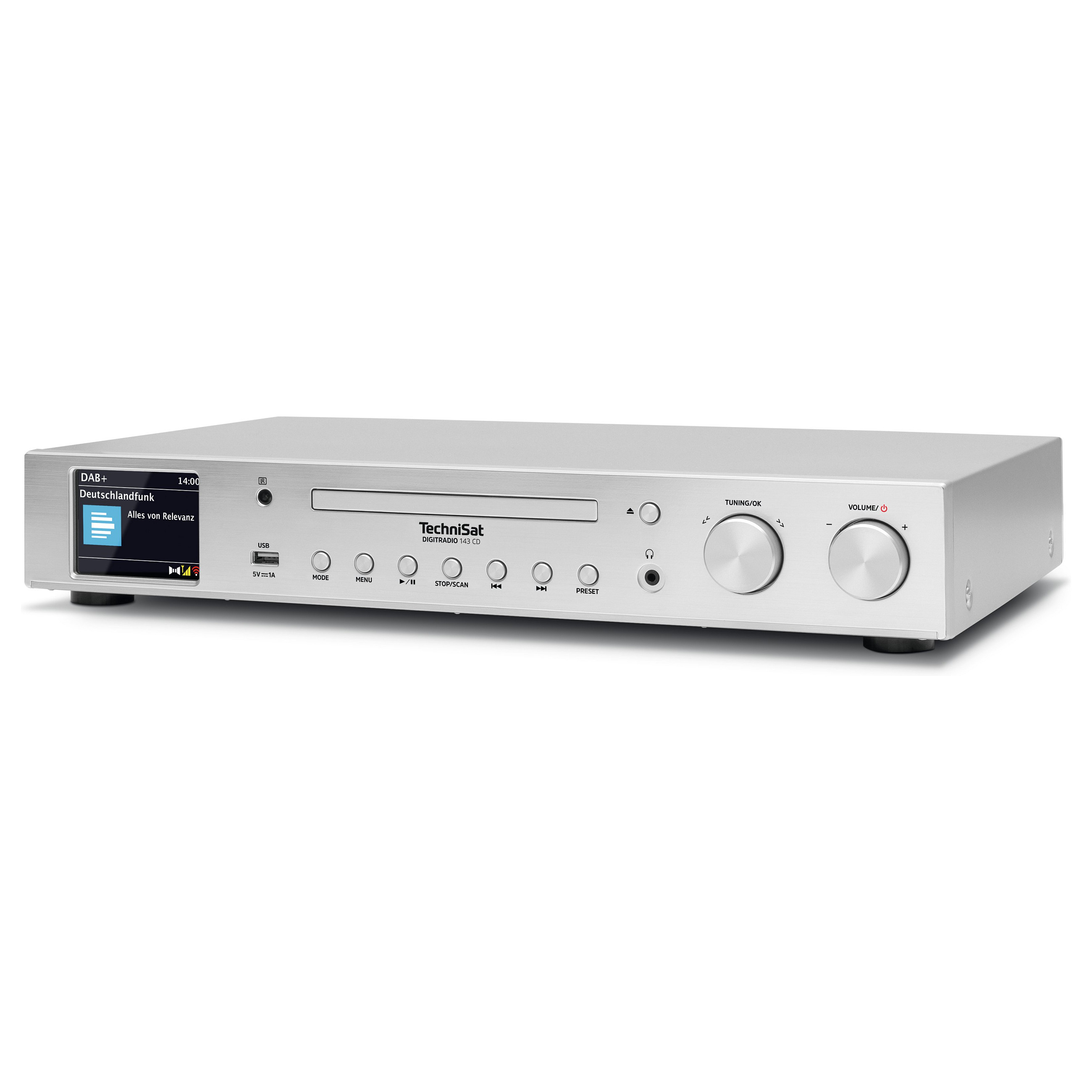 Internet radio TECHNISAT Digitradio 143 CD (V3) (srebrni)-1