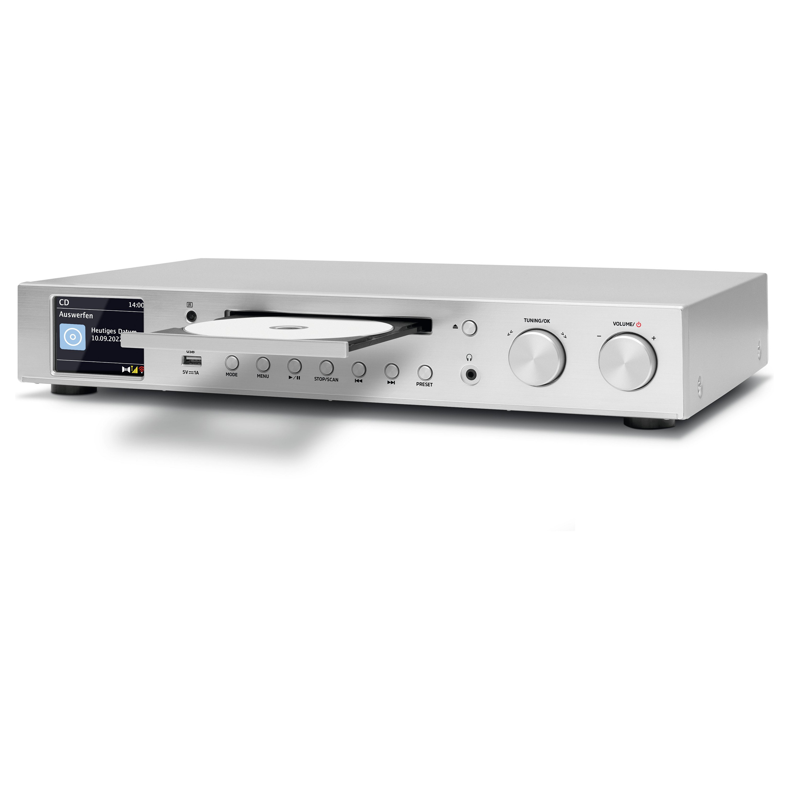 Internet radio TECHNISAT Digitradio 143 CD (V3) (srebrni)-3