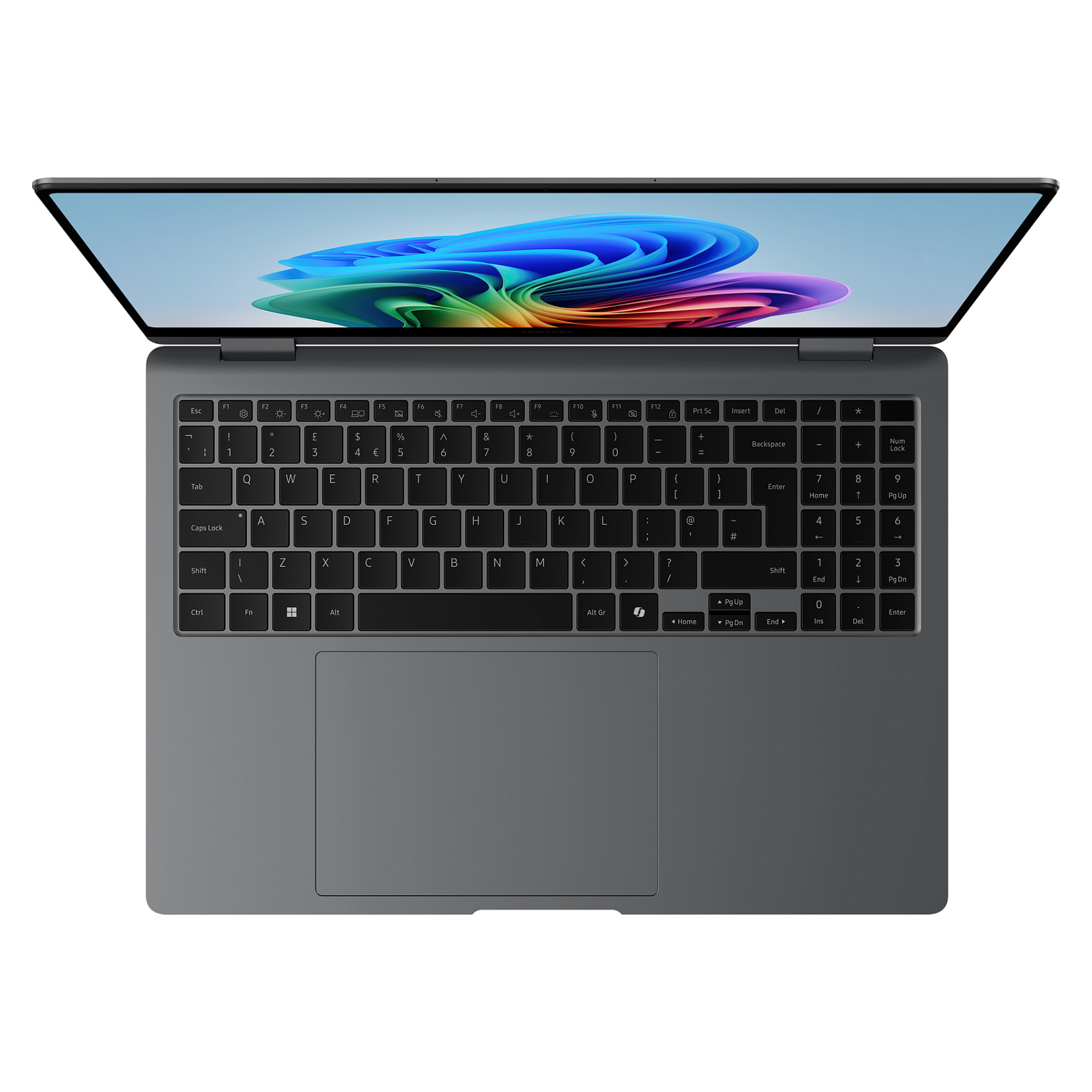 Prijenosno računalo SAMSUNG Galaxy Book5 Pro 360 (16", intel core ultra 7, 16gb, 512gb ssd, sivi)-1