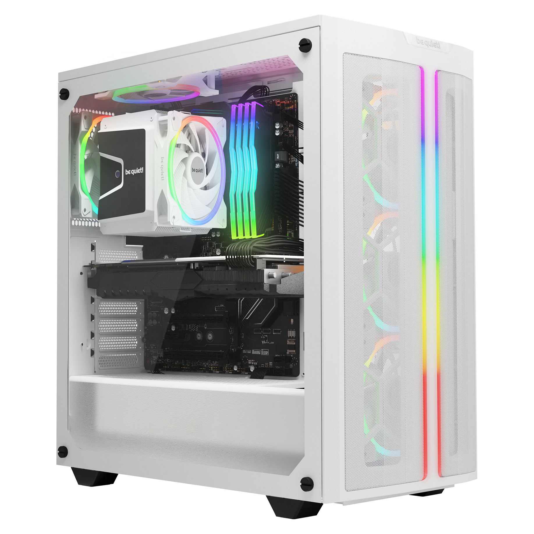 Ventilator BE QUIET! LIGHT WINGS (140mm, white, pwm, triple-pack)-1