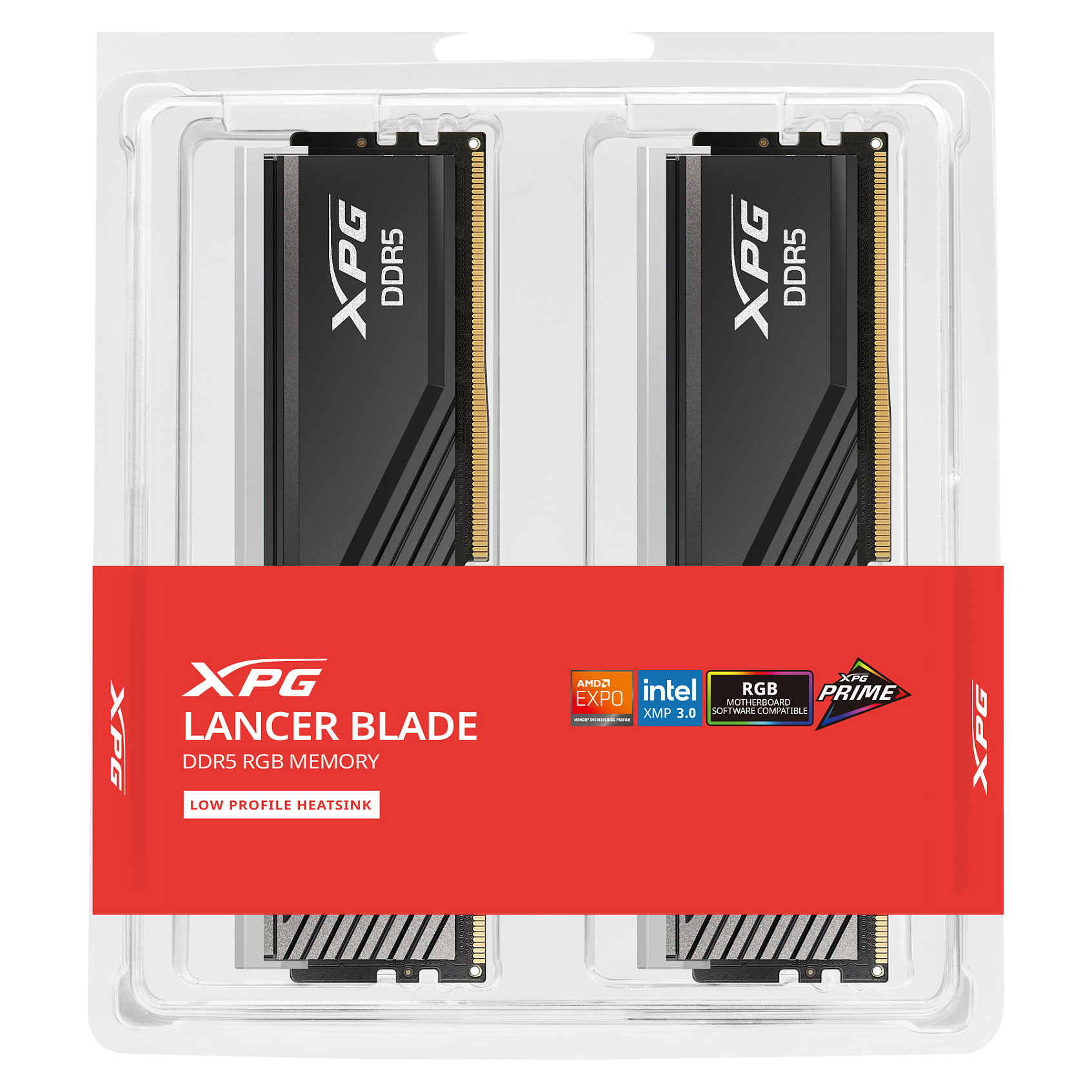 DDR5 RAM memorija ADATA XPG Lancer Blade RGB 32GB (2x16GB) 6000MHz CL48 (Intel XMP, AMD EXPO)-6