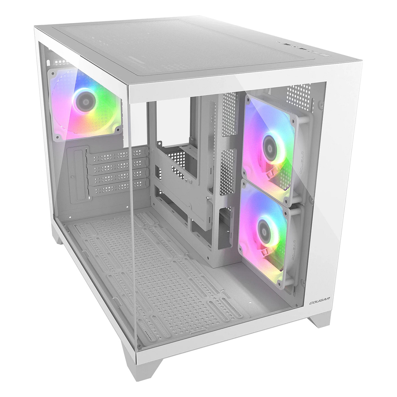 Kućište COUGAR FV150 (mini ITX, ARGB, bijela)-1
