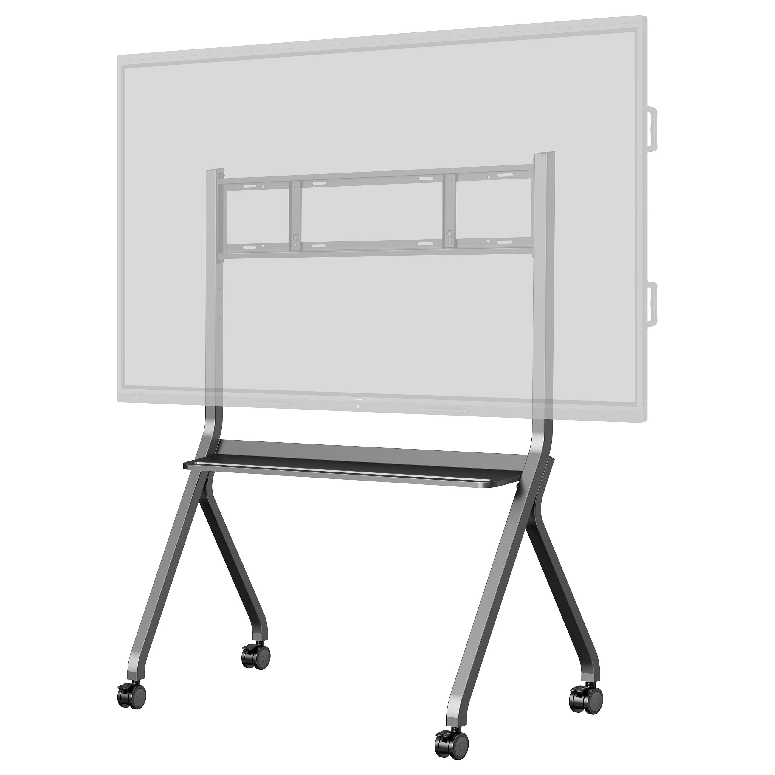 Stalak IIYAMA MD CART02-S1 (mobilni, podni, VESA 1000x600, do 100kg, crni)-3