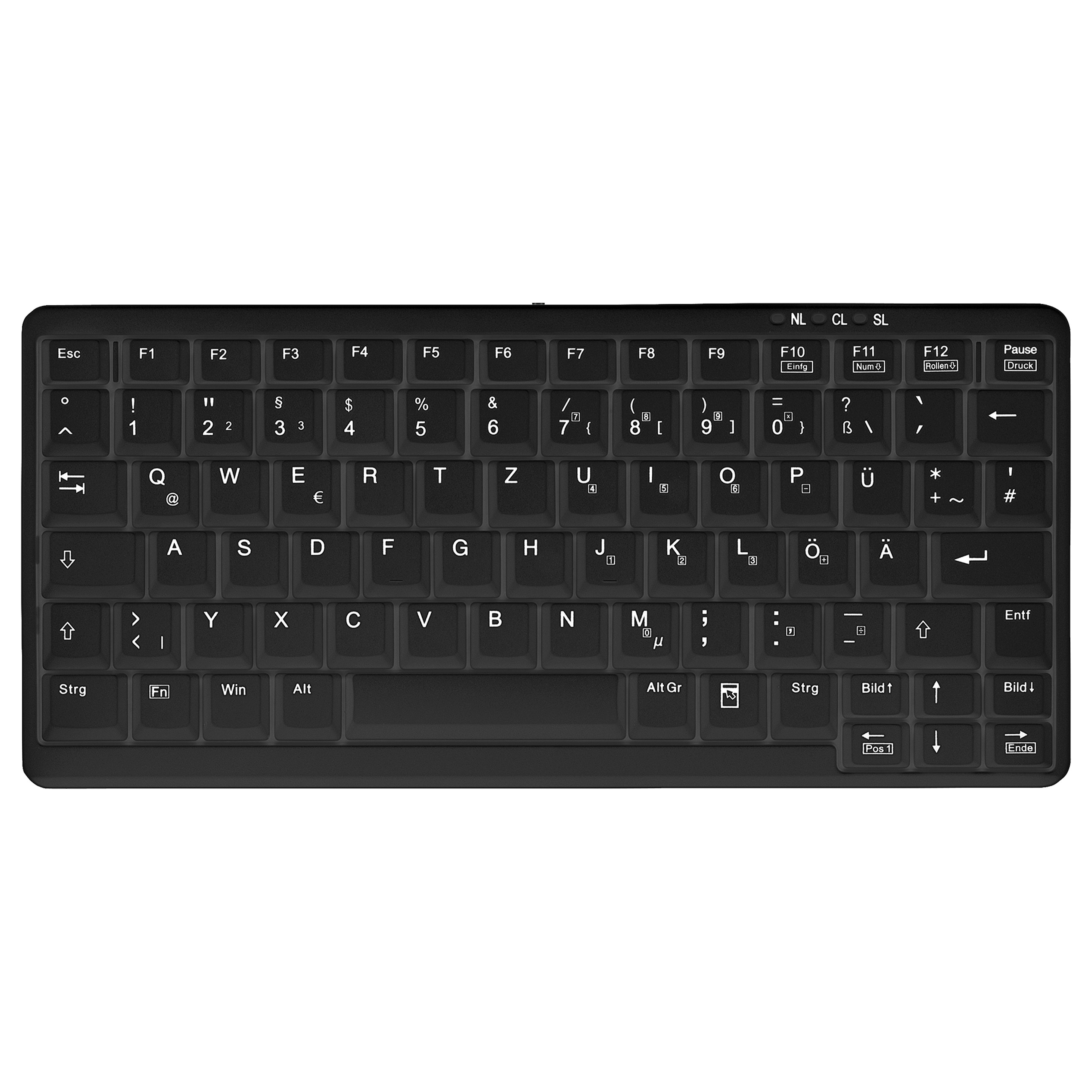 Tipkovnica CHERRY ACTIVE KEY Industry 4.0 Mini Notebook Style – internacionalna non HR tipkovnica
