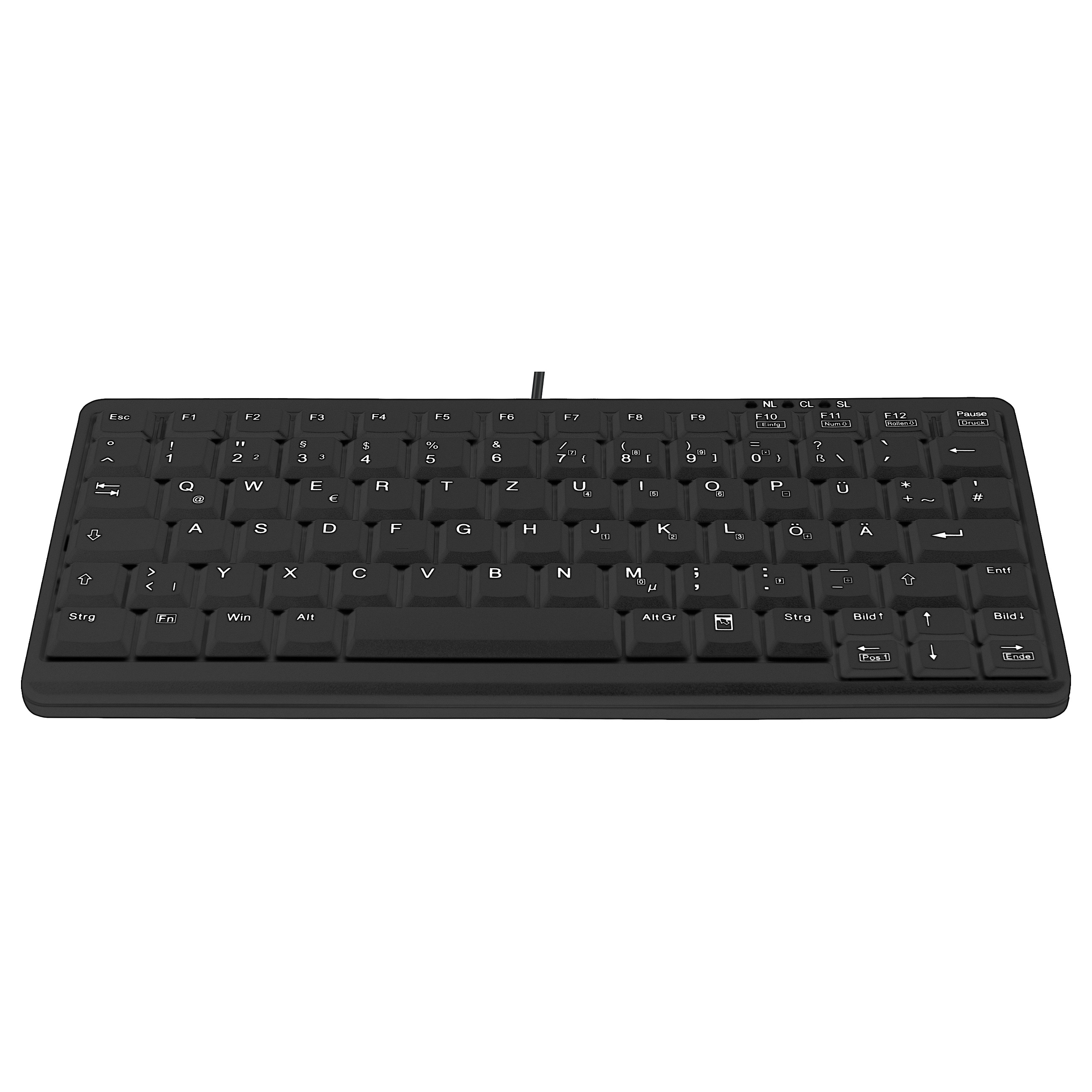 Tipkovnica CHERRY ACTIVE KEY Industry 4.0 Mini Notebook Style – internacionalna non HR tipkovnica-2