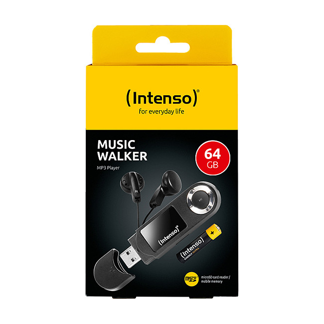 MP3 Player INTENSO Music Walker (64gb, crni)-3