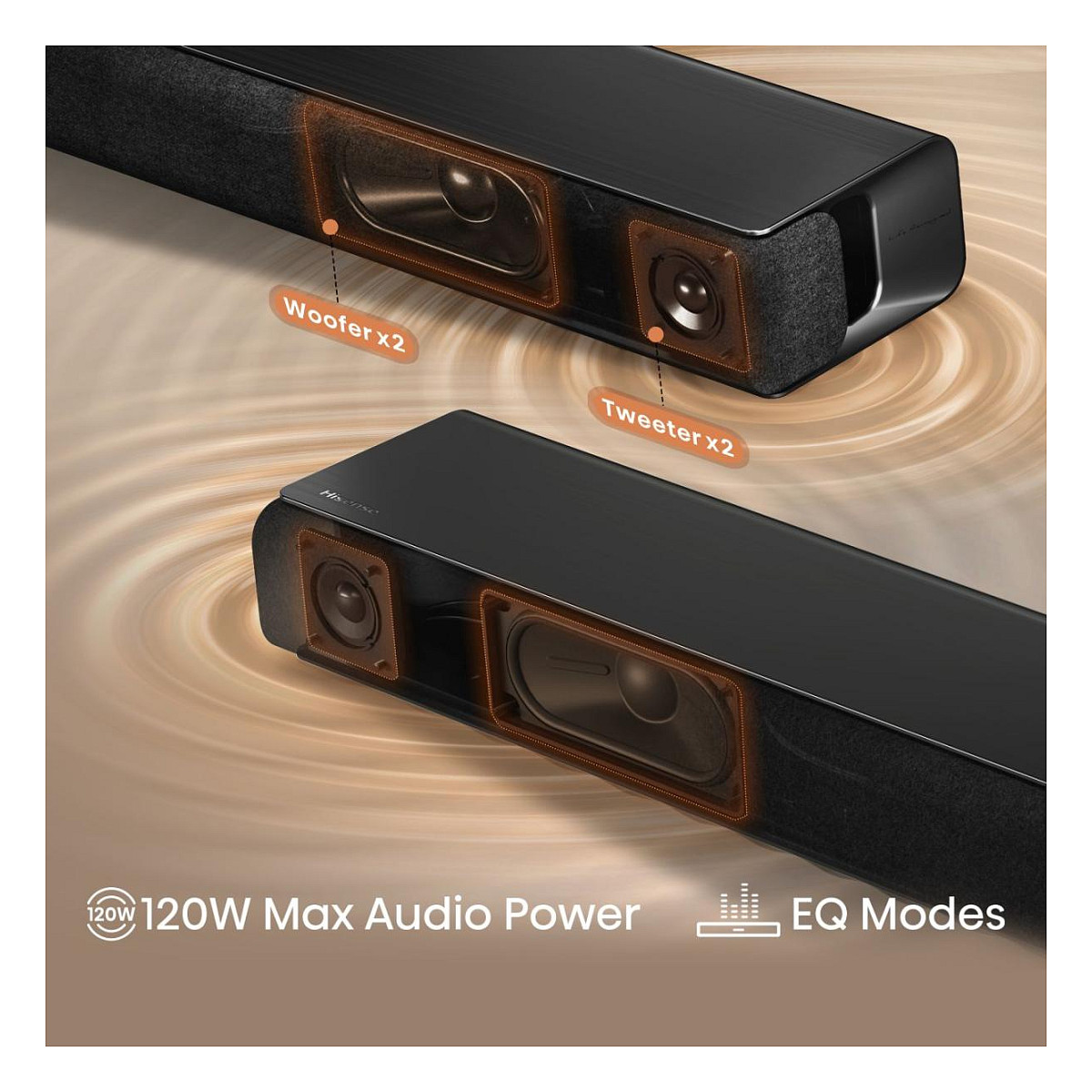 Soundbar HISENSE HS2100 2.1 s bežičnim subwooferom-4