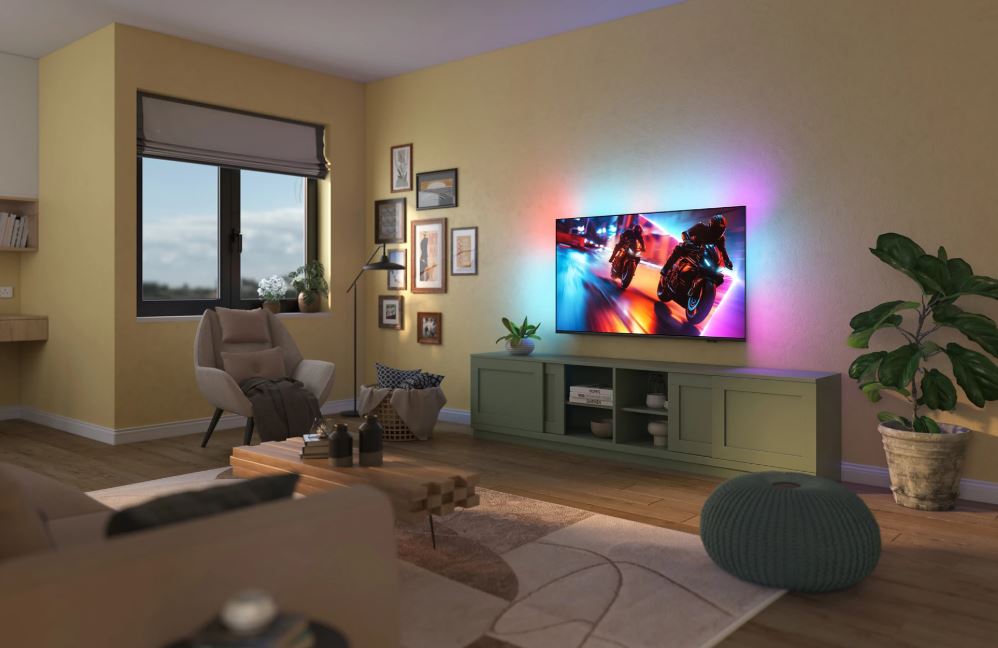TV PHILIPS QD MiniLED 65MLED920/12 Titan OS (164 cm, 4K UHD Ambilight, HDR10+, Dolby Atmos, Smart TV)-5