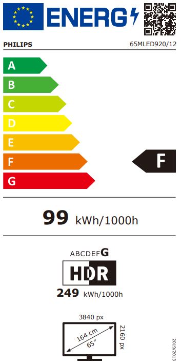 TV PHILIPS QD MiniLED 65MLED920/12 Titan OS (164 cm, 4K UHD Ambilight, HDR10+, Dolby Atmos, Smart TV)-6