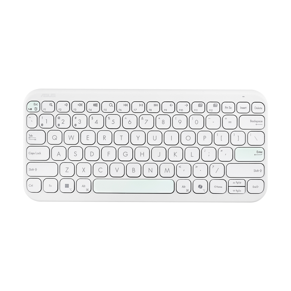Tipkovnica ASUS KW100 (bežična, bijela)