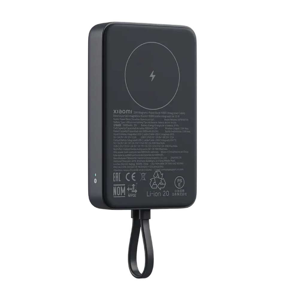 Prijenosna baterija XIAOMI 33W Magnetic Power Bank 10000mAh (siva)-2