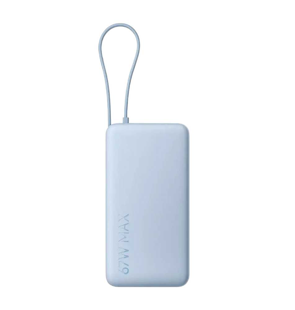 Prijenosna baterija XIAOMI 67W Power Bank (10000mah, 67w, integrirani kabel, ice blue)-0