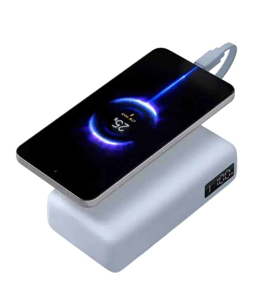 Prijenosna baterija XIAOMI 67W Power Bank (10000mah, 67w, integrirani kabel, ice blue)-2