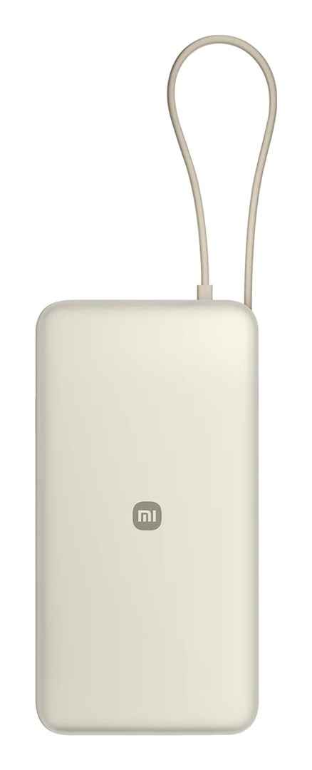 Prijenosna baterija XIAOMI 67W Power Bank 20000mAh (integrirani kabel, bež)-4