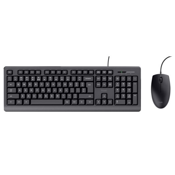 Set miša i tipkovnice TRUST 24645, UBS, US, žičana, gaming, crni-1