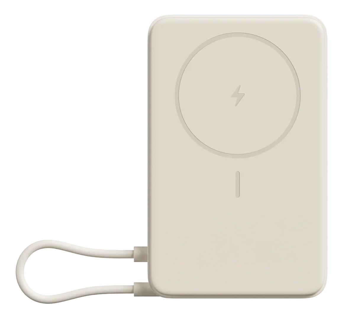 Prijenosna baterija XIAOMI Magnetic Power Bank 10000 (10000mah, sa stalkom, bež)-0