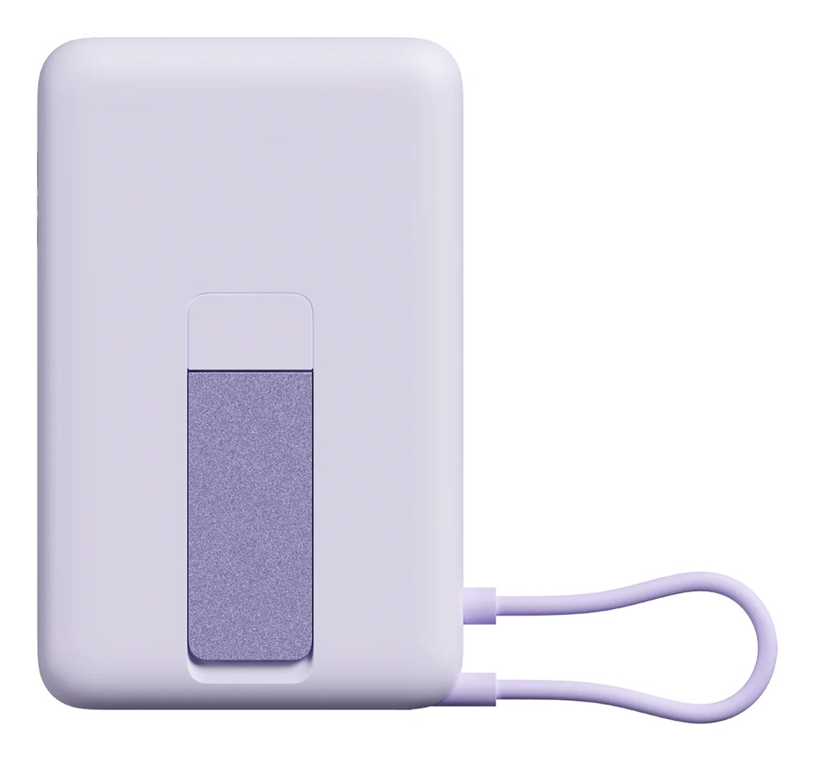 Prijenosna baterija XIAOMI Magnetic Power Bank 10000 (10000 mah, sa stalkom, ljubičasta)-1