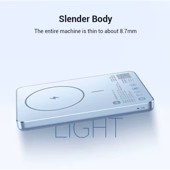 Prijenosna baterija XIAOMI Super Slim Magnetic Power Bank 5000 (5000 mah, magnetic, zlatna)-1