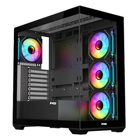 Kućište MS ARMOR V745 (atx, 4x 120mm ventilator, podržava vodeno hlađenje)