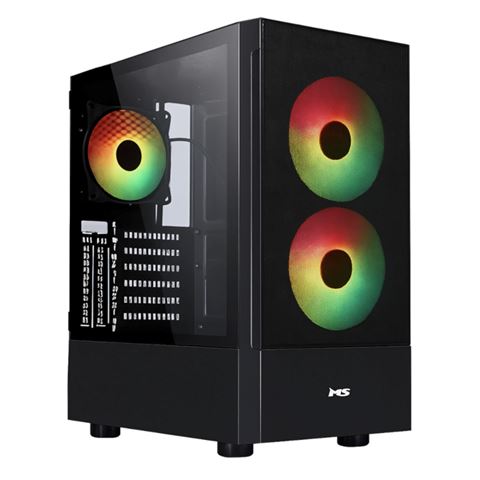 Gaming kućište MS FIGHTER V350 (atx/matx/itx, 3x 120mm argb, podržava vodeno hlađenje)
