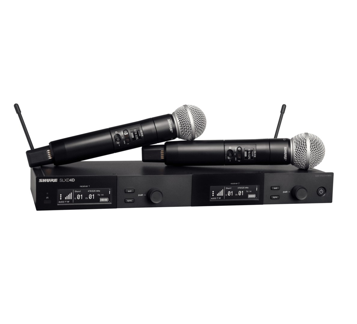 Bežični mikrofonski sustav SHURE SLXD24DE/SM58-G59 (dvostruki, 2x sm58, g59)-0