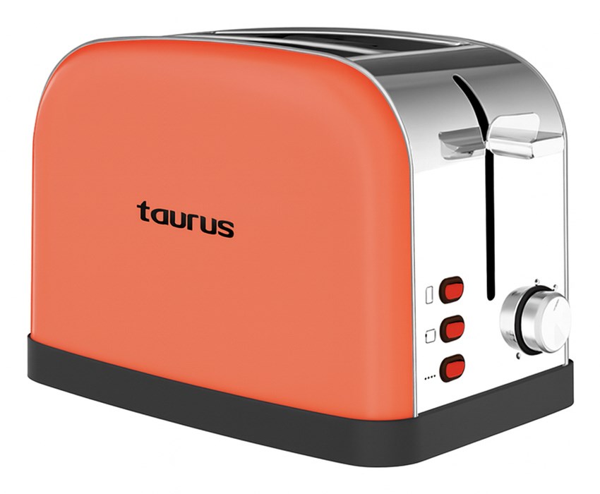 Toster TAURUS VINTAGE II CORAL 7 (za 2 kriške, 950w, koraljni)