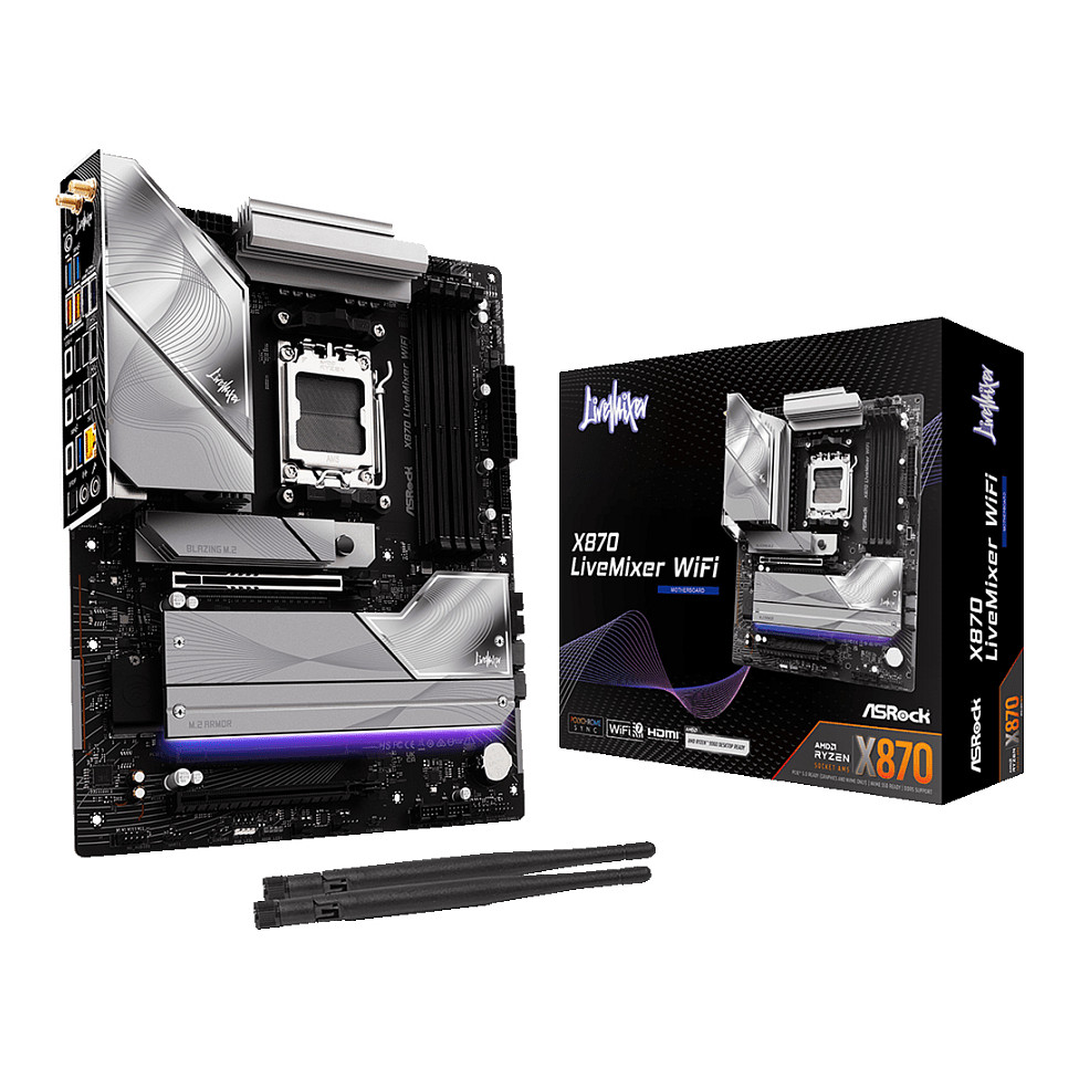 Matična ploča ASROCK X870 LIVEMIXER WIFI (am5, x870, wifi)-5