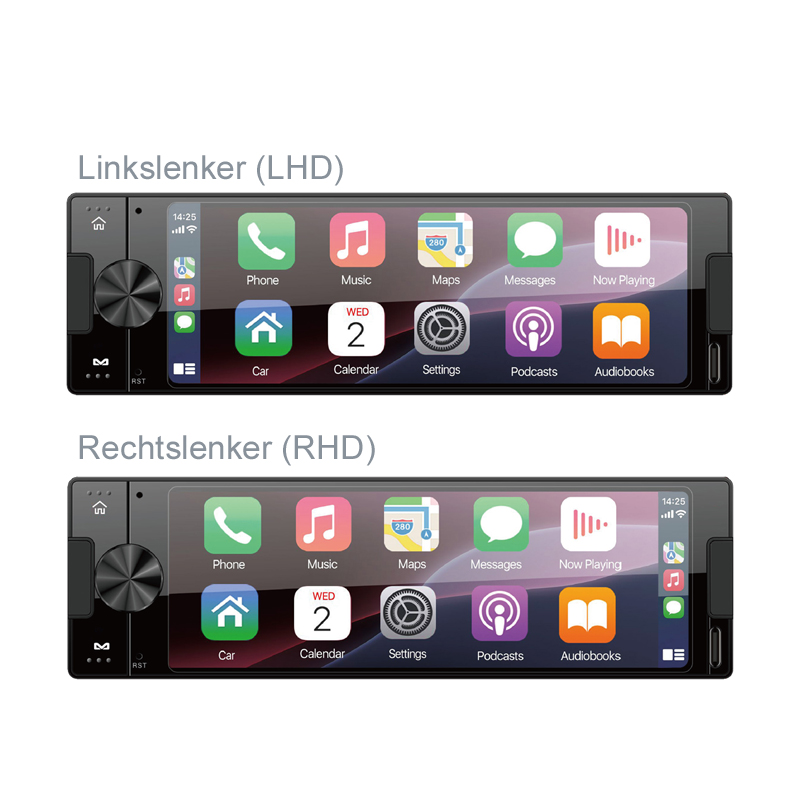 Autoradio AMPIRE CPR60 1DIN radio, 6.38'' Display, DAB+, 2 AHD ulaza za kameru-15