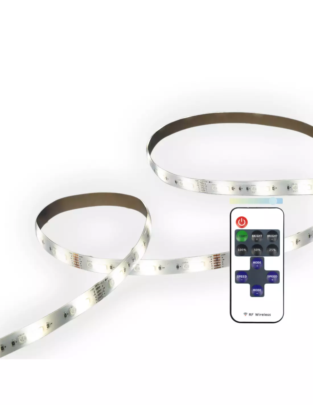 LED traka KSIX 5m LED Strip, reziva, 2400 lm, CCT white, s daljinskim upravljačem