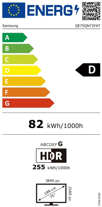 TV SAMSUNG Neo QLED QE75QN72FATXXH Tizen OS (190 cm, 4K UHD, Neo Quantum HDR, Dolby Atmos, Smart TV) + POKLON UREĐAJ-3