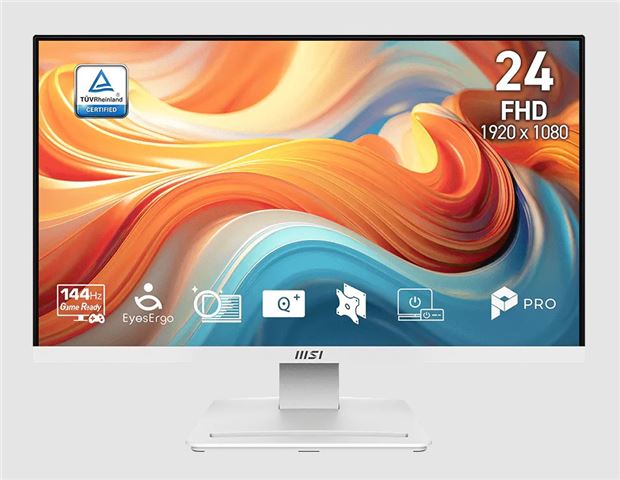 Monitor MSI PRO MP241W (23.8" FHD, VA, 144Hz, 1ms)-0
