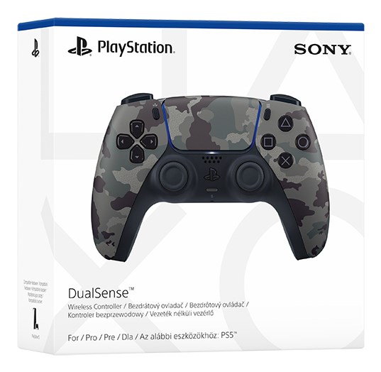 Kontroler SONY PLAYSTATION 5 Dualsense Wireless, Grey Camouflage-4