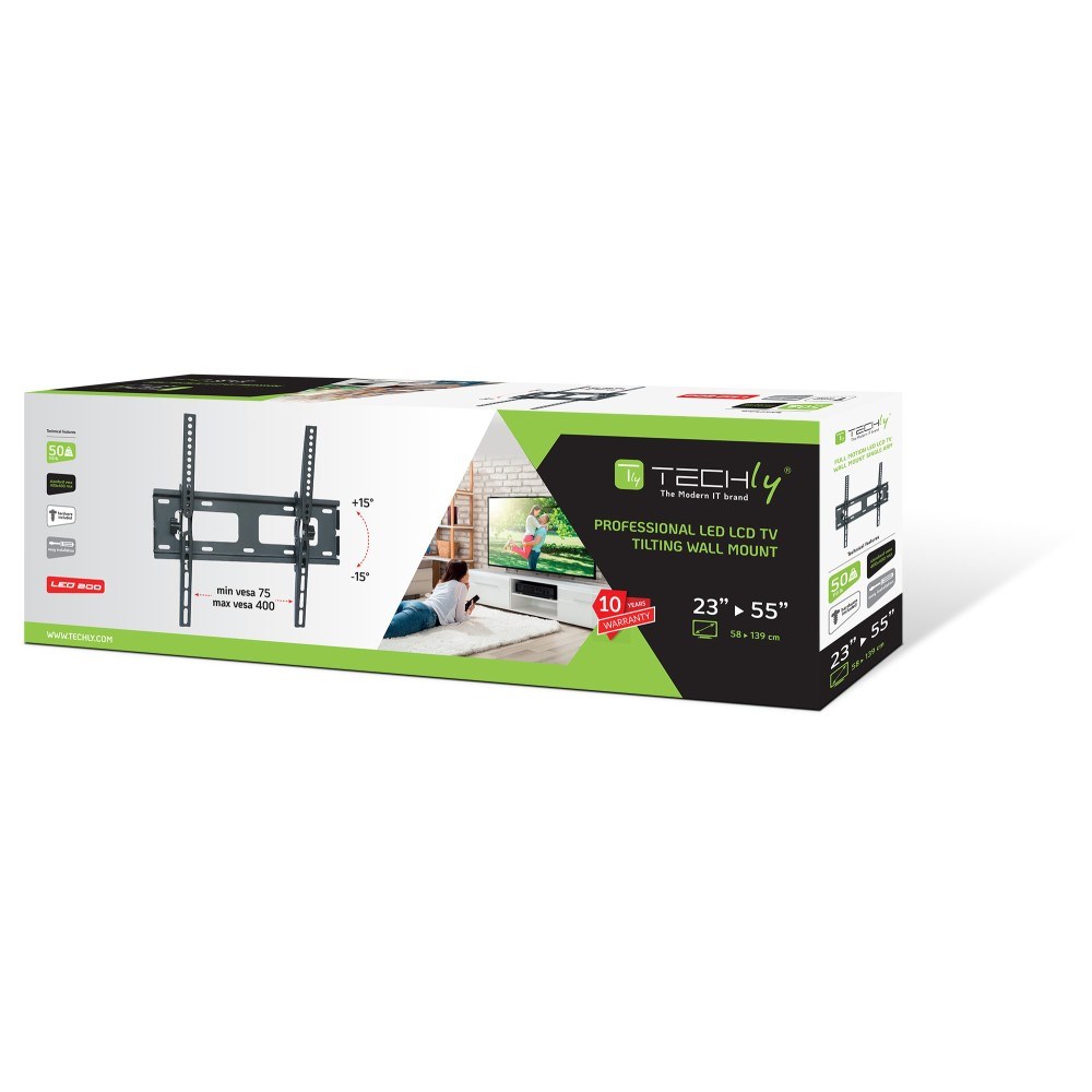 Zidni nosač TECHLY za TV 23-55" (slim, do 50kg)-1